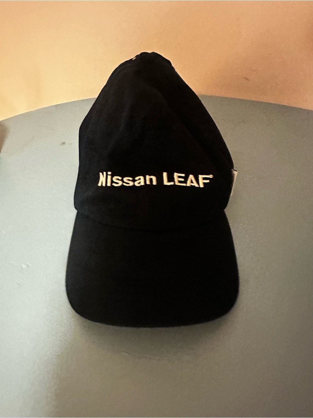 Nissan LEAF Men's Black Embroidered Baseball Cap